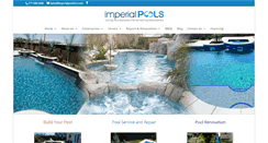 Desktop Screenshot of imperialpoolsinc.com